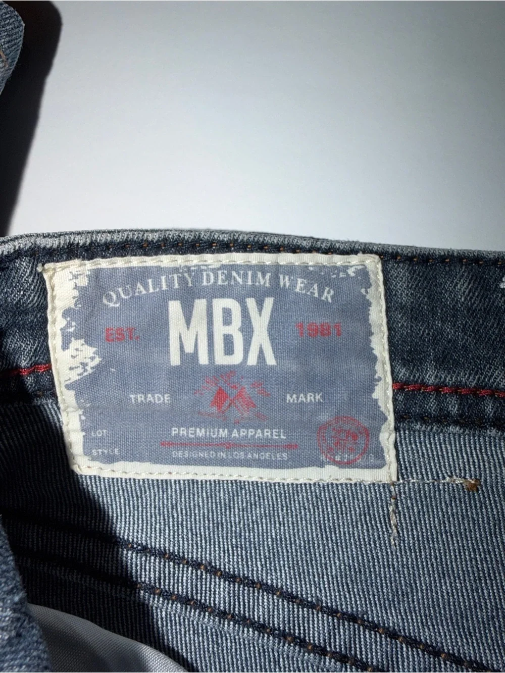 MBX Classic Men's Blue Denim Jeans